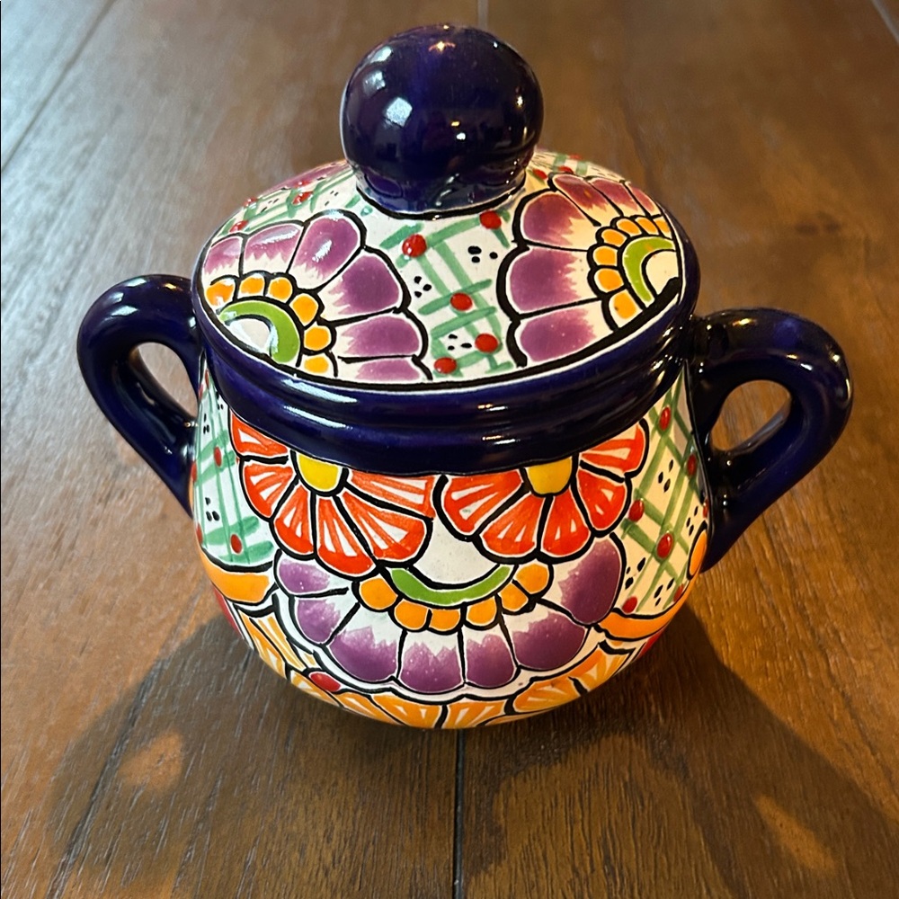 Talavera Handcrafted Sugar Bowl
